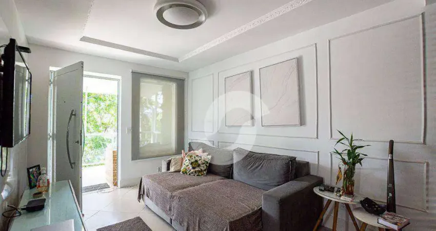 Casa com 4 dormitórios à venda, vista livre para praia e lagoa- 400 m² por r$ 1.950.000 - piratininga - niterói/rj