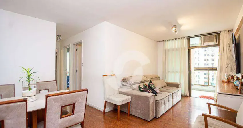 Apartamento com 3 dormitórios à venda, 96 m² por r$ 639.000,00 - santa rosa - niterói/rj