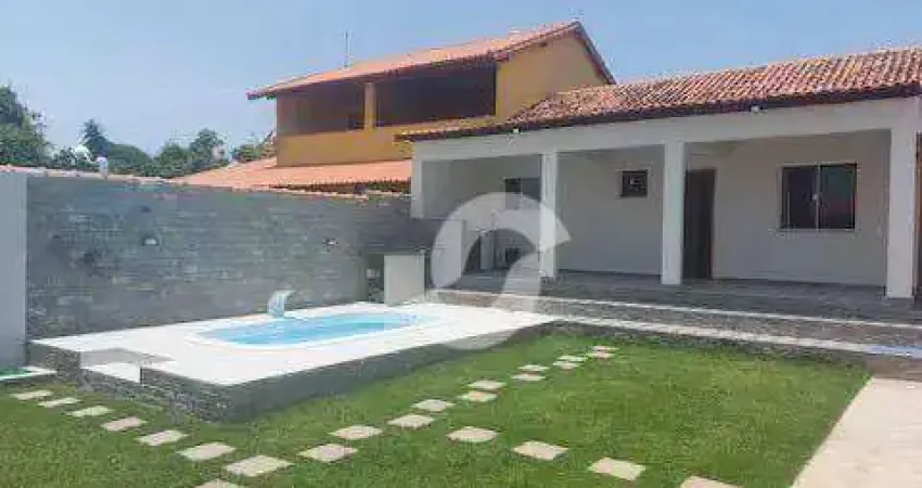 Casa com 2 dormitórios à venda, 120 m² por r$ 550.000 - jardim interlagos (ponta negra) - maricá/rj