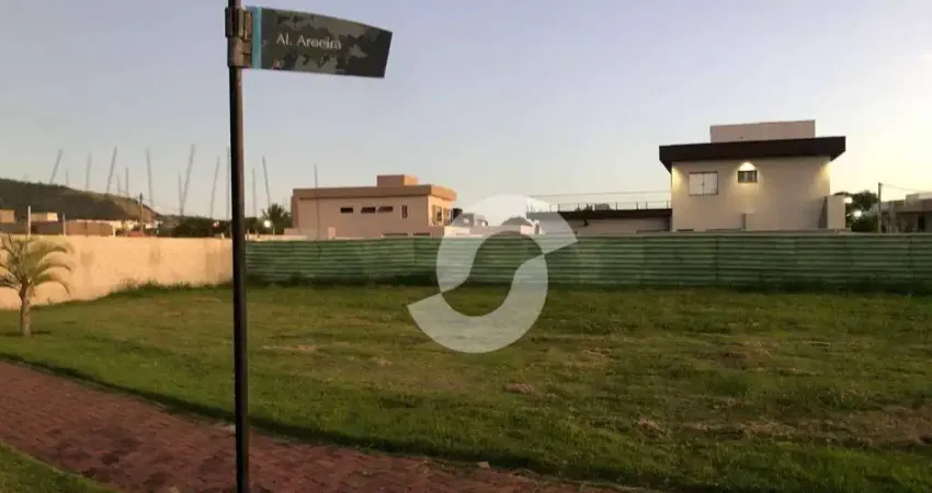 Terreno à venda em condomínio de luxo em maricá, 443 m² por r$ 360.000 - itapeba - maricá/rj