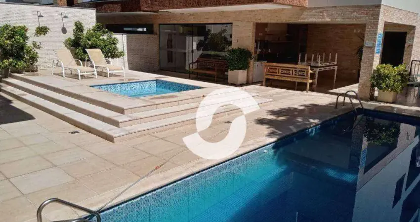 Apartamento na praia com 3 dormitórios à venda, 97 m² por r$ 1.050.000 - piratininga - niterói/rj