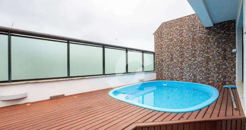 Cobertura com 4 dormitórios à venda, 258 m² por r$ 3.100.000,00 - charitas - niterói/rj