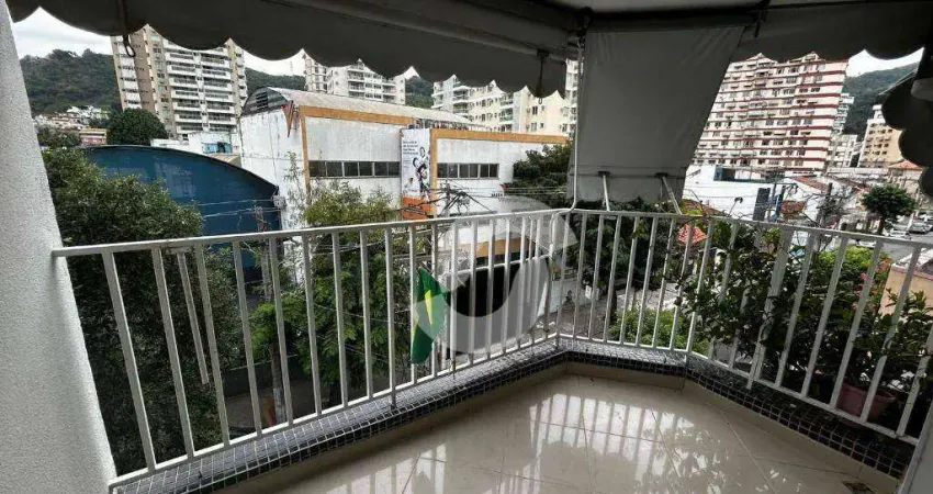 Apartamento com 2 dormitórios à venda, 75 m² por r$ 590.000,00 - santa rosa - niterói/rj