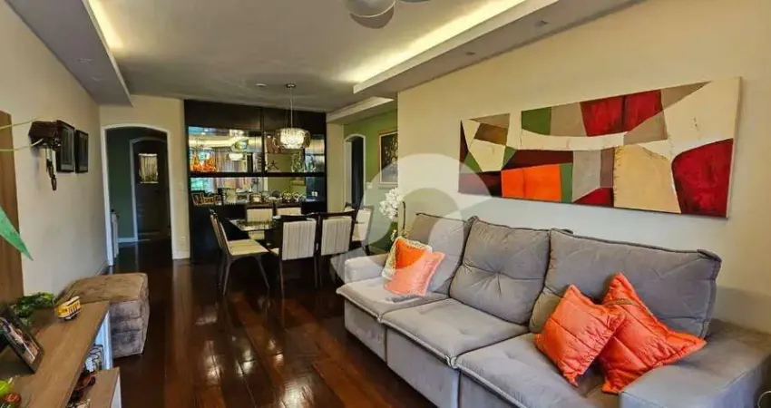 Excelente apartamento com 2 dormitórios à venda, 108 m² por r$ 1.200.000 - icaraí - niterói/rj