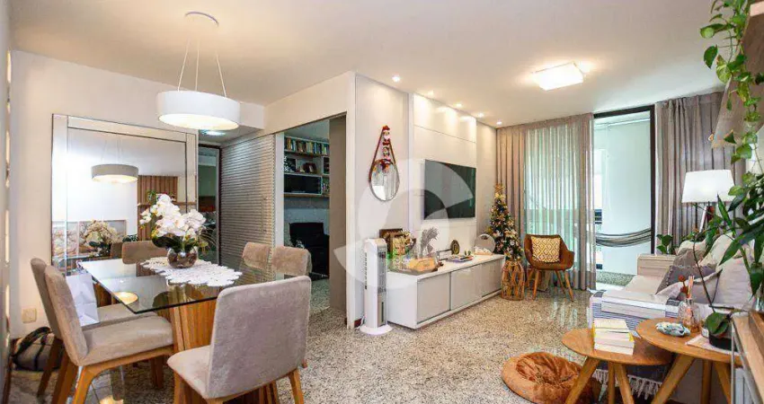 Apartamento com 2 dormitórios à venda, 85 m² por r$ 980.000,00 - charitas - niterói/rj