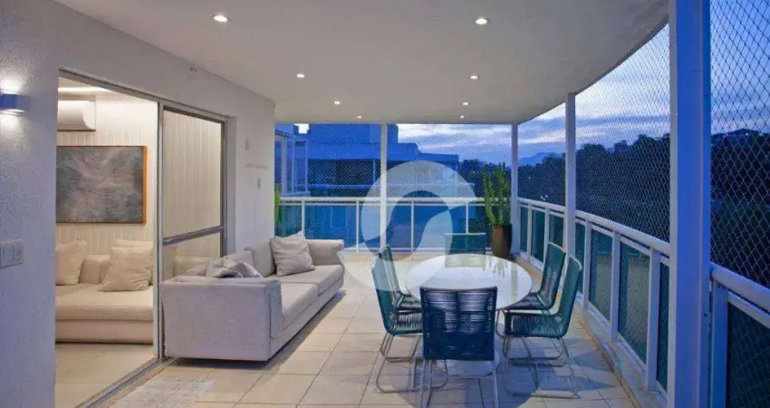 Cobertura à venda, 230 m² por r$ 2.500.000,00 - camboinhas - niterói/rj