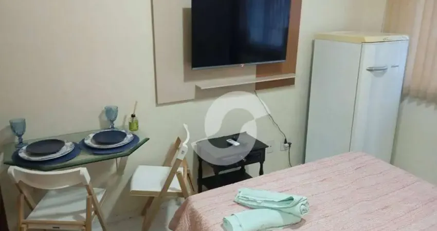 Apartamento com 1 dormitório à venda, 20 m² por r$ 110.000,00 - centro - niterói/rj