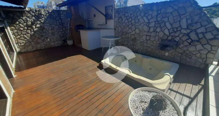 Cobertura com 3 dormitórios à venda, 205 m² por r$ 1.330.000,00 - icaraí - niterói/rj