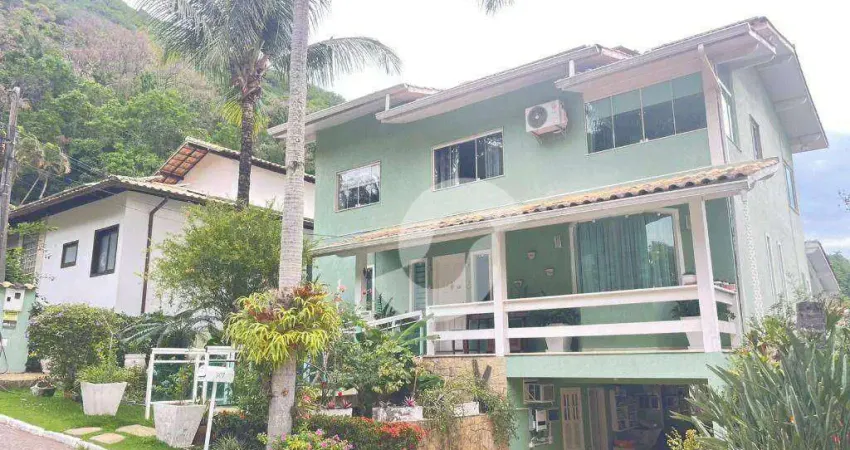 Casa com 5 dormitórios à venda, 379 m² por r$ 2.800.000,00 - itacoatiara - niterói/rj