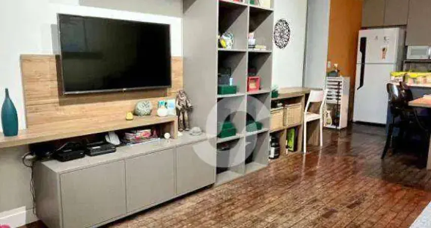 Apartamento com 1 dormitório à venda, 60 m² por r$ 470.000,00 - santa rosa - niterói/rj