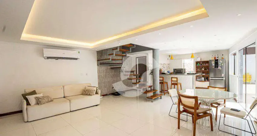 Casa com 4 dormitórios à venda, 150 m² por r$ 1.290.000,00 - itaipu - niterói/rj