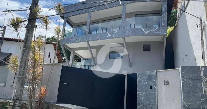 Casa com 5 dormitórios à venda, 292 m² por r$ 1.890.000,00 - itaipu - niterói/rj