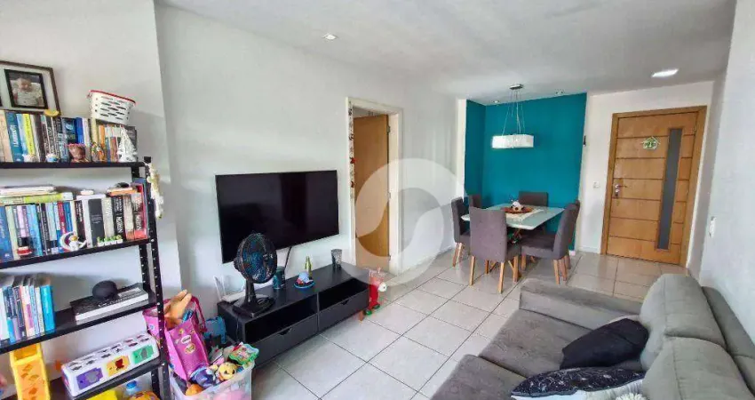 Apartamento com 2 dormitórios à venda, 68 m² por r$ 572.000,00 - santa rosa - niterói/rj