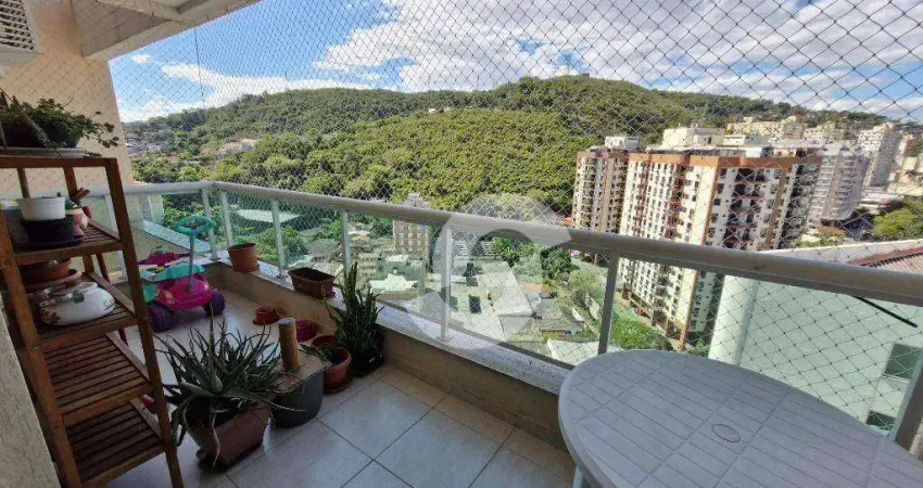 Apartamento com 2 dormitórios à venda, 68 m² por r$ 560.000,00 - santa rosa - niterói/rj