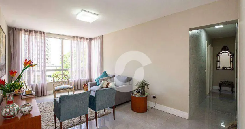 Apartamento com 3 dormitórios à venda, 120 m² por r$ 1.100.000 - santa rosa - niterói/rj