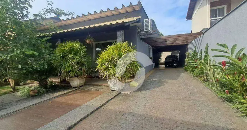 Casa com 3 dormitórios à venda, 420 m² por r$ 870.000,00 - serra grande - niterói/rj