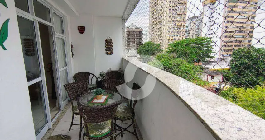 Apartamento com 2 dormitórios à venda, 88 m² por r$ 850.000,00 - icaraí - niterói/rj