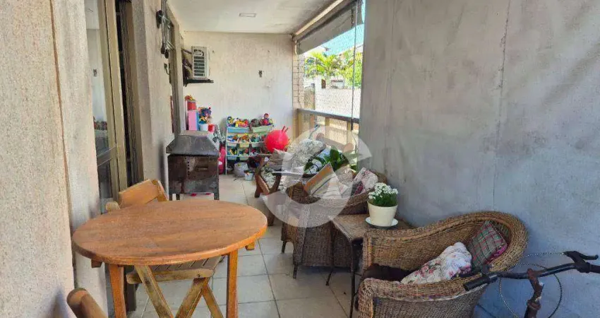 Apartamento com 3 dormitórios à venda, 106 m² por r$ 1.100.000,00 - piratininga - niterói/rj