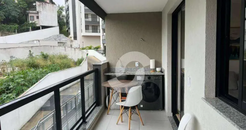 Apartamento com 1 dormitório à venda, 38 m² por r$ 425.000,00 - ingá - niterói/rj