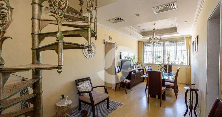 Cobertura com 4 dormitórios à venda, 180 m² por r$ 1.280.000,00 - icaraí - niterói/rj