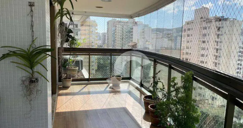 Apartamento com 4 dormitórios à venda, 201 m² por r$ 1.700.000,00 - icaraí - niterói/rj