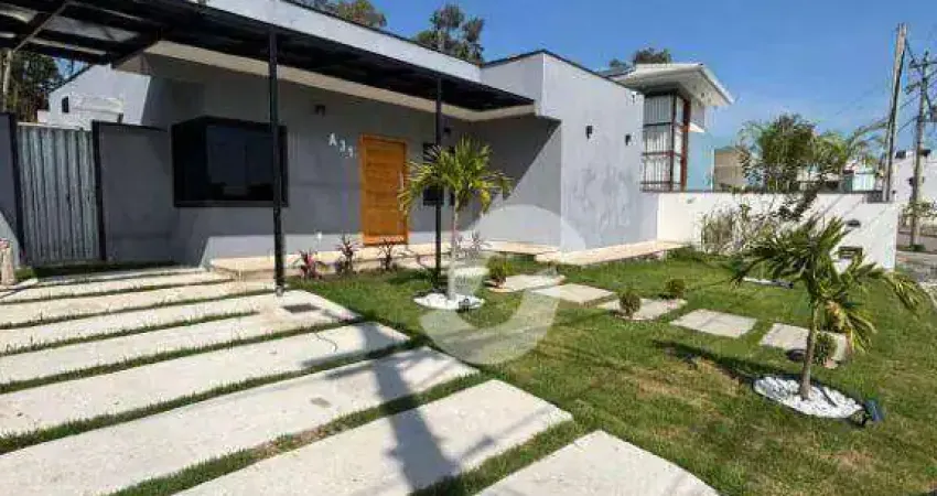 Casa com 3 dormitórios à venda, 150 m² por r$ 680.000,00 - cajueiros (itaipuaçu) - maricá/rj