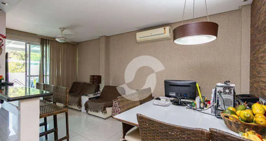 Cobertura com 2 dormitórios à venda, 91 m² por r$ 990.000,00 - badu - niterói/rj