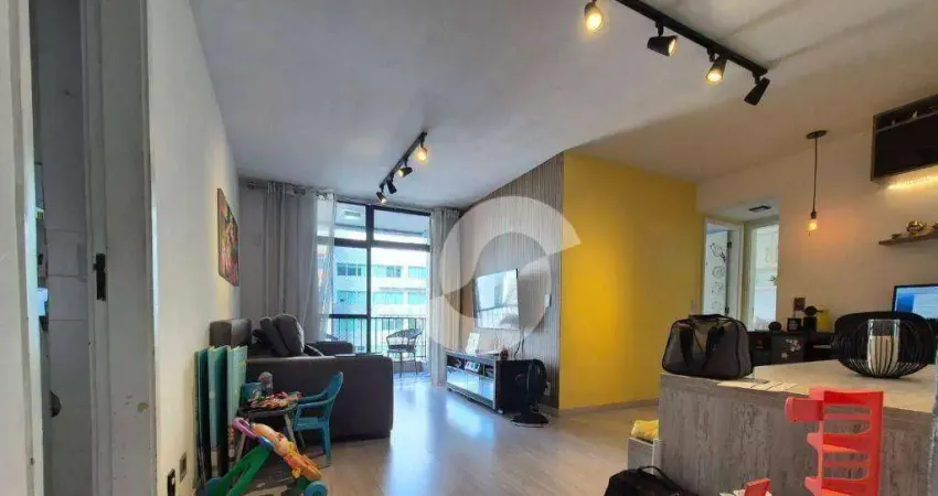 Apartamento com 2 dormitórios à venda, 85 m² por r$ 750.000,00 - icaraí - niterói/rj