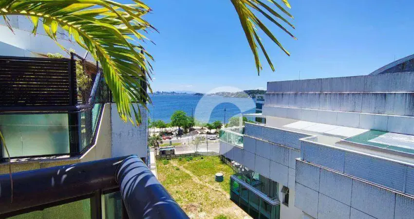 Cobertura com 3 dormitórios à venda, 183 m² por r$ 2.100.000,00 - charitas - niterói/rj