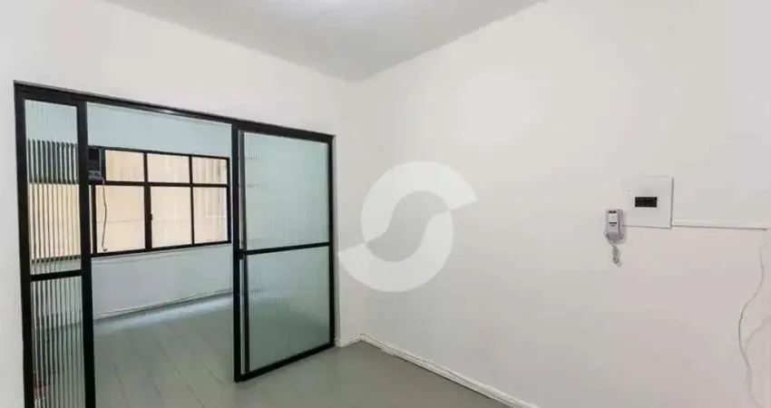 Apartamento com 1 dormitório à venda, 32 m² por r$ 120.000,00 - centro - niterói/rj