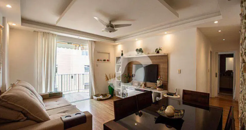 Apartamento com 2 dormitórios à venda, 90 m² por R$ 560.000,00 - Santa Rosa - Niterói/RJ