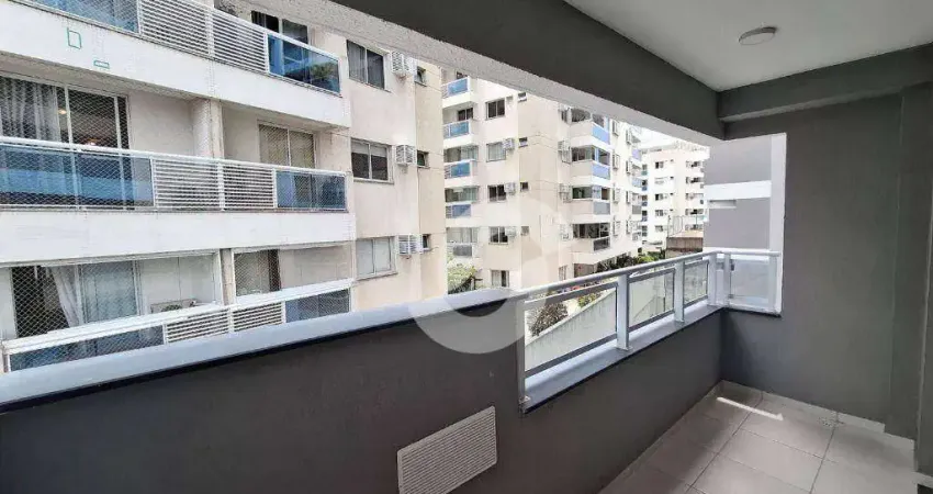 Apartamento com 2 dormitórios à venda, 57 m² por r$ 485.000,00 - santa rosa - niterói/rj