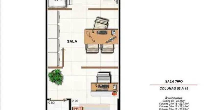 Sala à venda, 26 m² por r$ 139.900,00 - alcântara - são gonçalo/rj