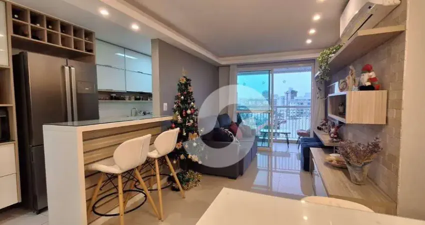 Apartamento com 3 dormitórios à venda, 94 m² por r$ 850.000,00 - santa rosa - niterói/rj