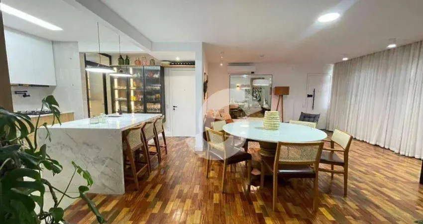 Apartamento com 4 dormitórios à venda, 160 m² por r$ 1.600.000,00 - icaraí - niterói/rj