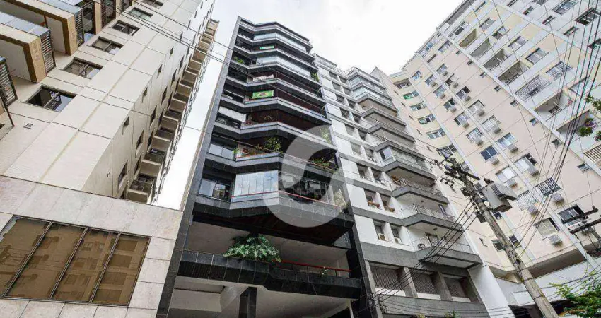 Apartamento com 200m2, 4 quartos,varanda,dependencia,sol da manha, 2 vagas- otima loclização em icarai