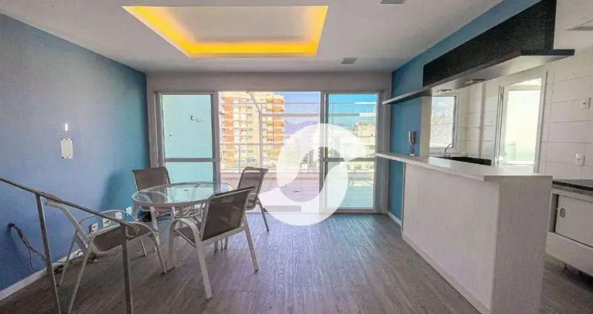 Cobertura com 1 dormitório à venda, 80 m² por r$ 690.000,00 - boa viagem - niterói/rj