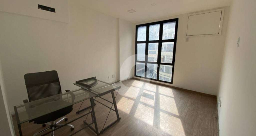 Sala, 43 m² - venda por R$ 180.000,00 ou aluguel por R$ 1.737,00/mês - Centro - Niterói/RJ