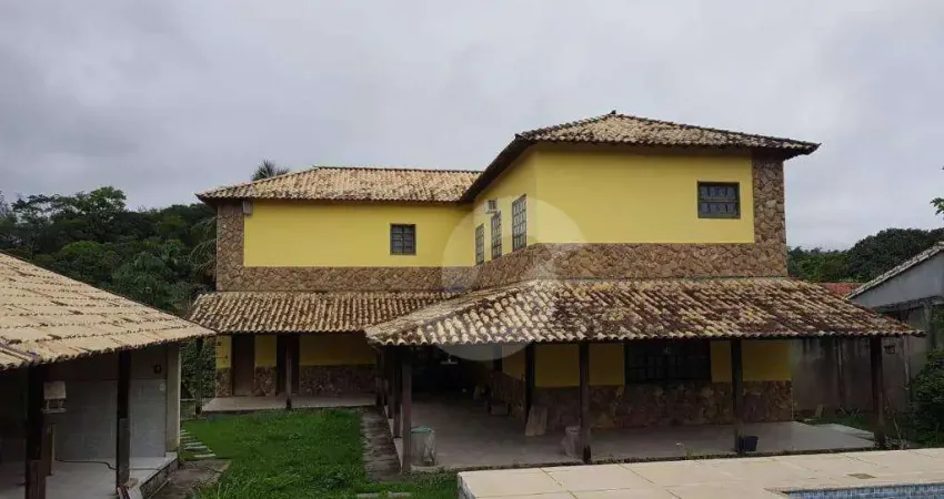 Sítio com 4 dormitórios à venda, 2000 m² por r$ 950.000,00 - itaocaia valley (itaipuaçu) - maricá/rj