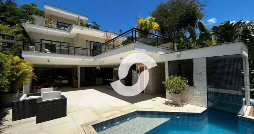 Casa em condomínio de luxo à venda, 433 m² por r$ 3.000.000 - itaipu - niterói/rj