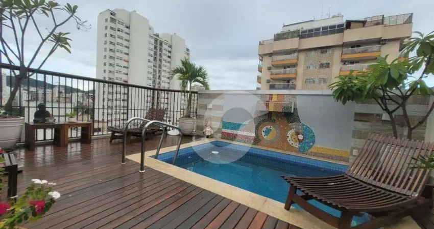 Cobertura com 5 dormitórios à venda, 298 m² por R$ 3.300.000,00 - Icaraí - Niterói/RJ
