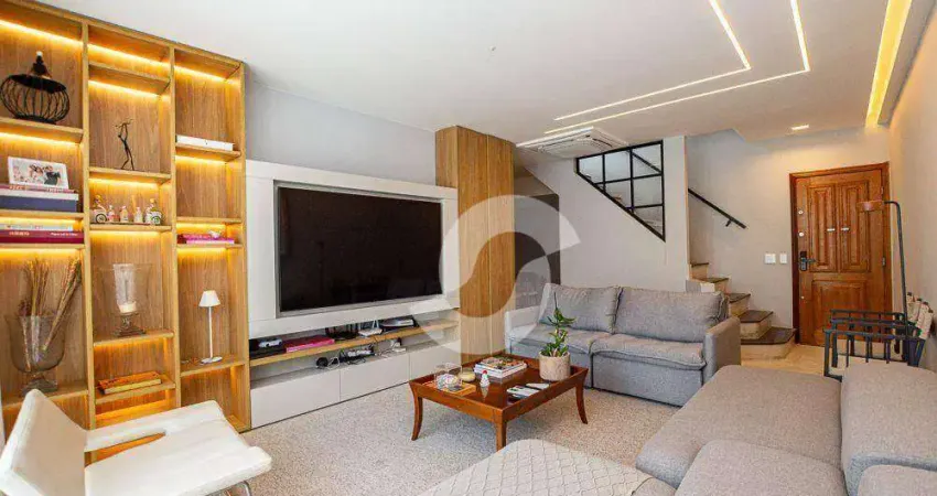 Cobertura com 5 dormitórios à venda, 284 m² por r$ 4.200.000,00 - icaraí - niterói/rj