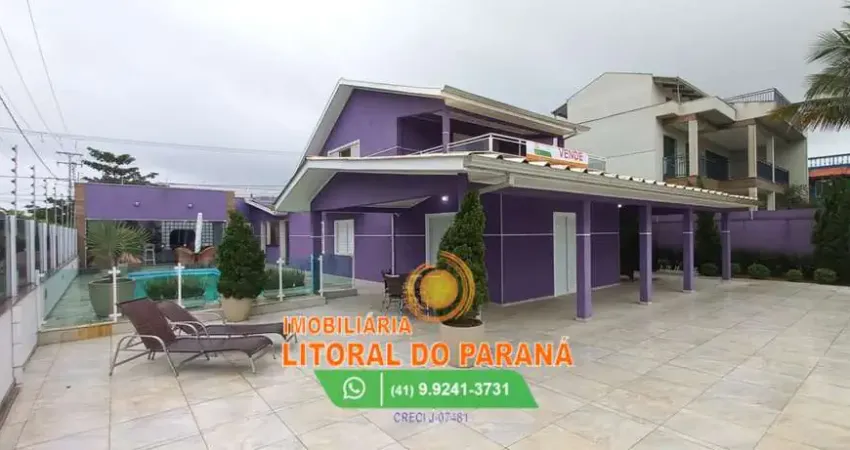 Sobrado frente para mar- balneário leblon - pontal do paraná