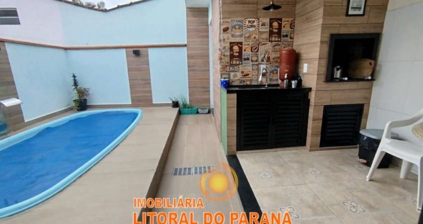 Casa  3 Dormitórios c/01 suíte - próximo do mar -  Balneário Marisol - Pontal do Paraná