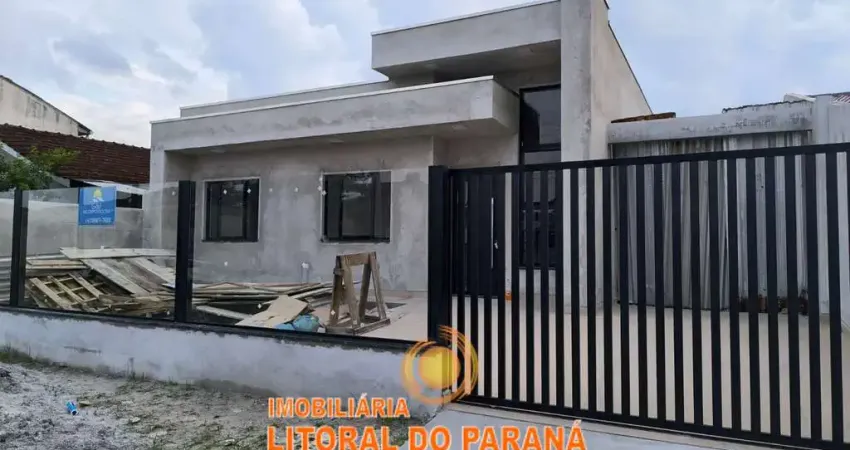 Casa de alvenaria - 03 dormitórios sendo 01 suíte - balneário ipanema - pontal do paraná