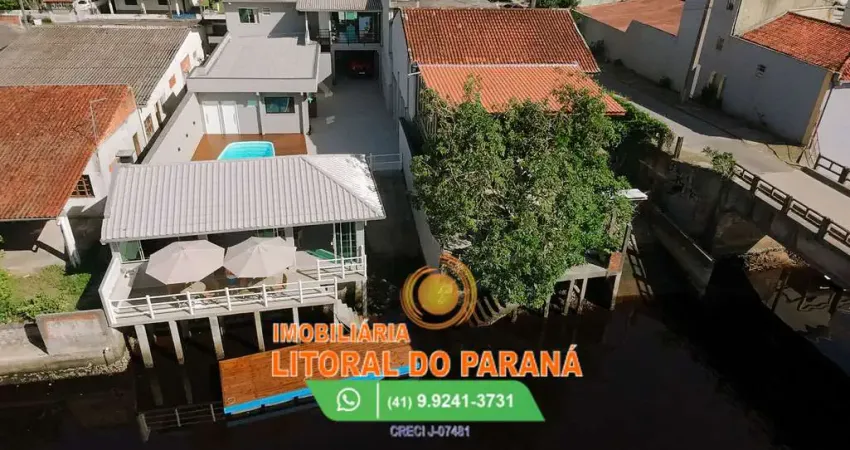 Casa Alto Padrão com Acesso Direto ao Canal - Pontal do Paraná