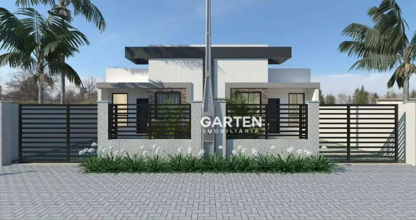 Casa com 2 dormitórios à , 82 m²  R$ 390.000 - Solimar - Matinhos/PR