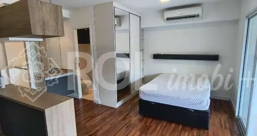 APARTAMENTO MOBILIADO 43 M² - VARANDA - 1 VAGA - METRÔ HIGIENÓPOLIS - LOCAÇÃO