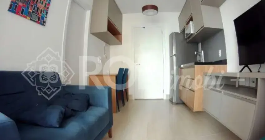 APARTAMENTO MOBILIADO COM VARANDA 41 M² - 1 DORMITÓRIO - 1 VAGA - BARRA FUNDA - LOCAÇÃO