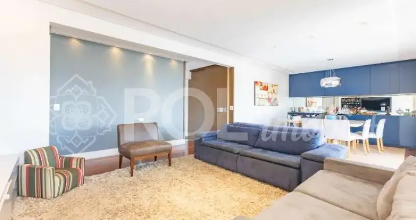 Apartamento mobiliado de 175m² com 3 quartos suítes e 3 vagas, para locação no brooklin, sp.